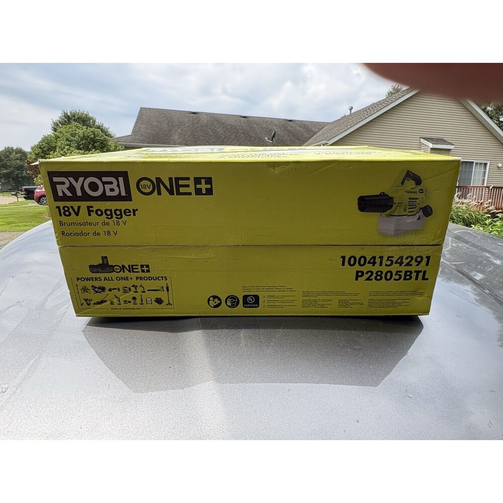 RYOBI ONE+ 18V Cordless Chemical Fogger Mister P2805BTL Tool Only no battery